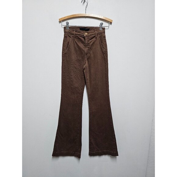 Joe's Jeans The Molly High Rise Flare Stretch Jeans Walnut Size 23 - Picture 6 of 7